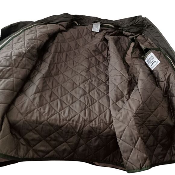 Carhartt Prof Tech Coat XL Mens Netherlands Green Quilted Chore Utility Barn Vtg - Picture 11 of 16